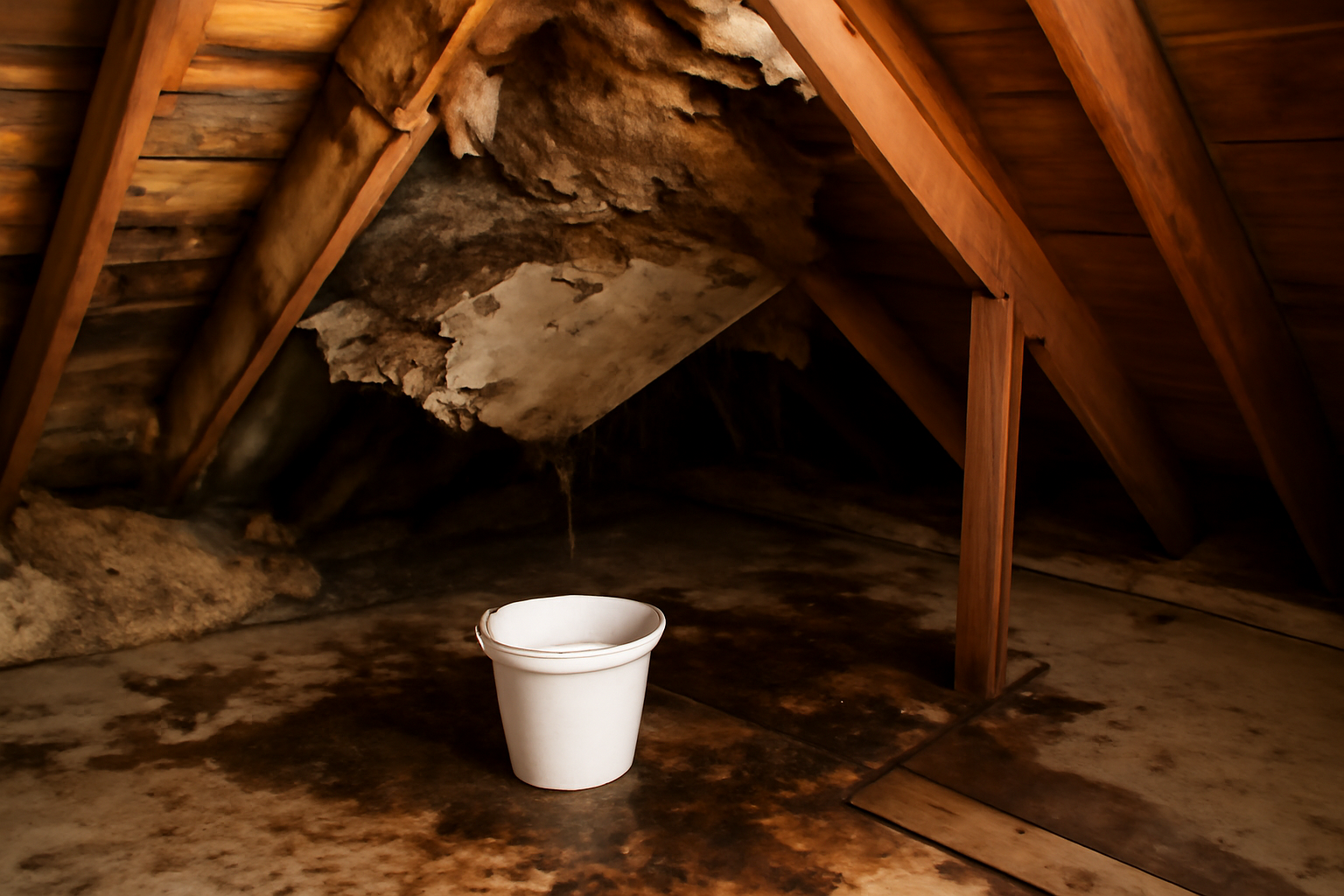 Attic Water Extraction in Falcon, CO
