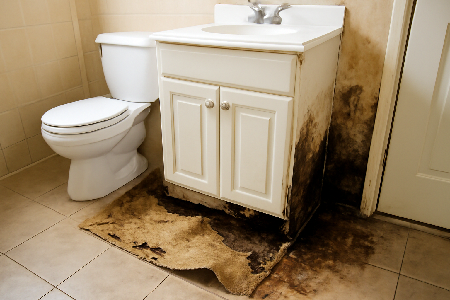 Bathroom Water Damage Restoration in Peyton, CO