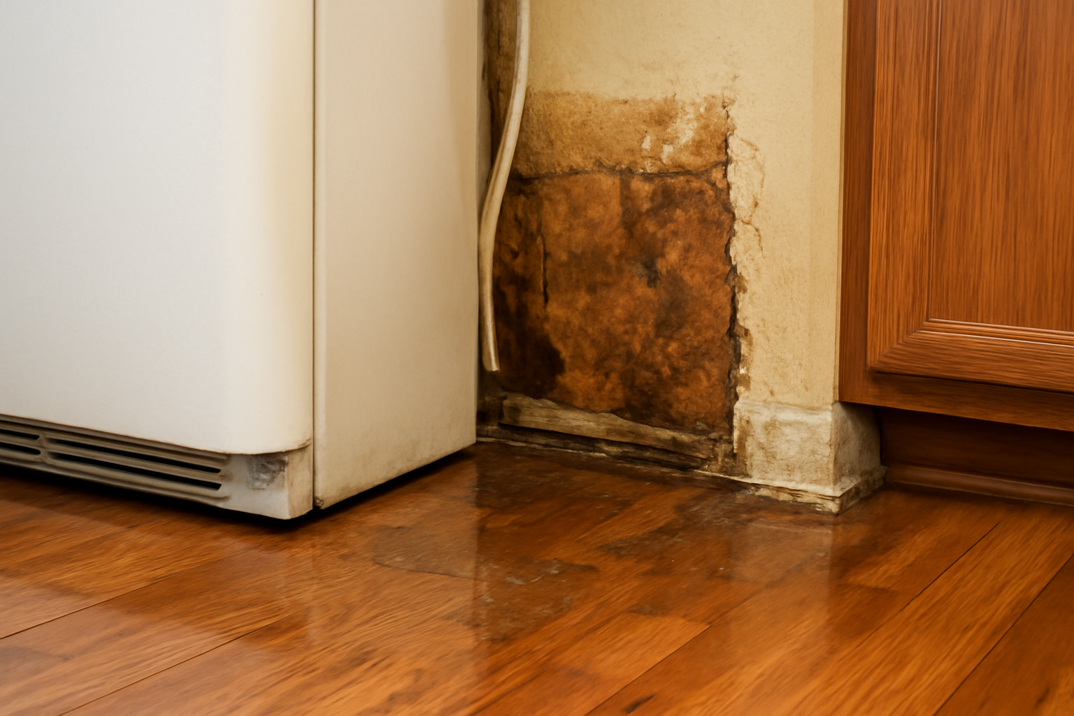 Ice Maker Line Leak Water Removal in Genesee, CO