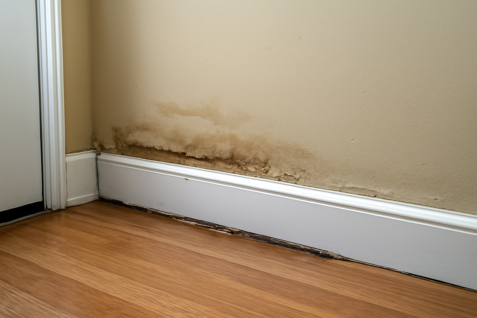 Trim & Baseboard Replacement After Water Damage in Hillside, CO